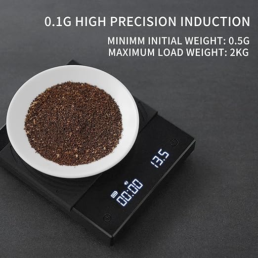 TIMEMORE Coffee Scale Basic 2.0 Electronic Espresso Scale with with Timer - Image 4